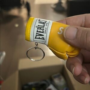Everlast Yellow Mini Boxing Glove Key Holder